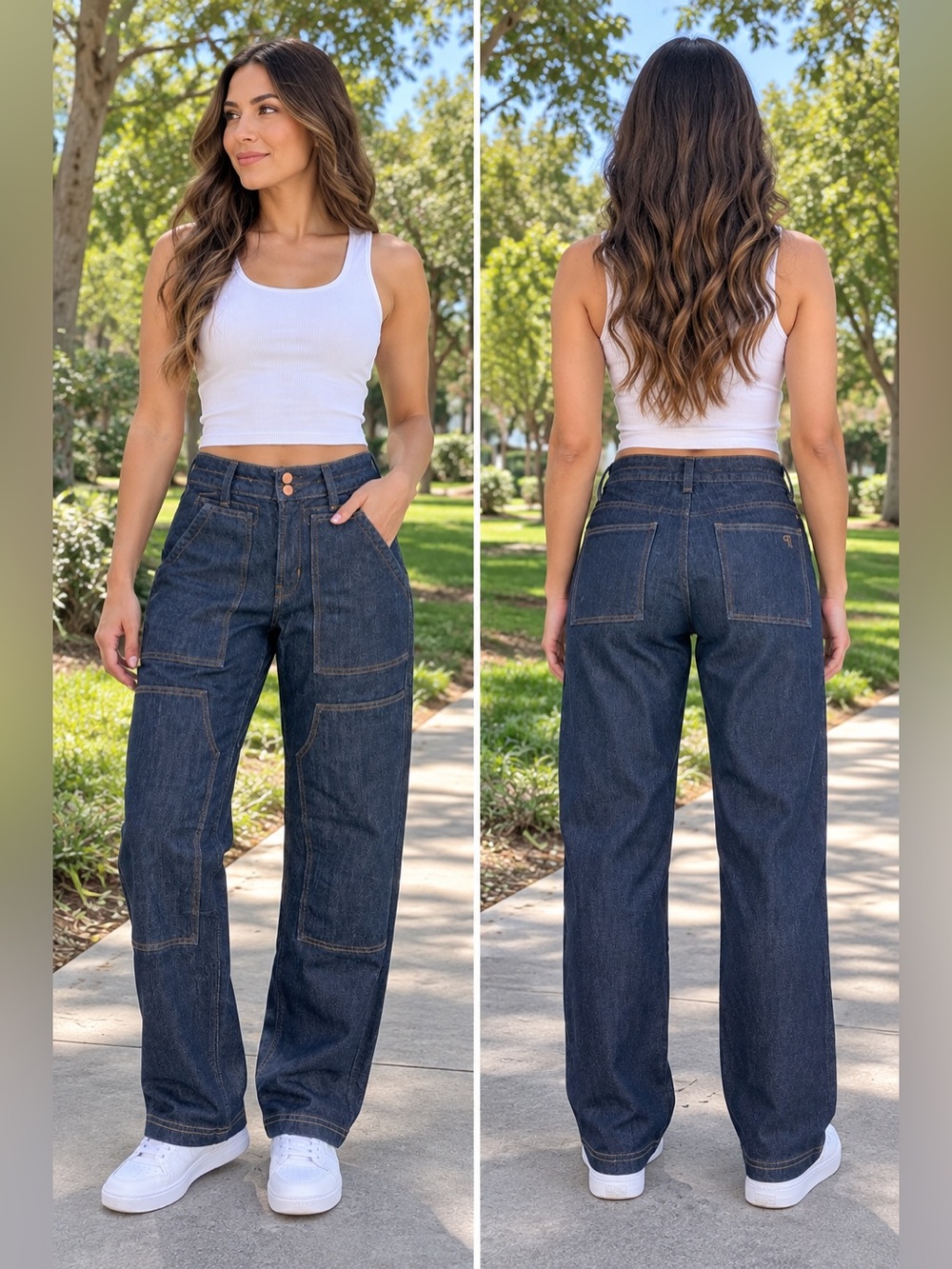 Pilcro Size 25 Dark Wash Utility Carpenter Jeans